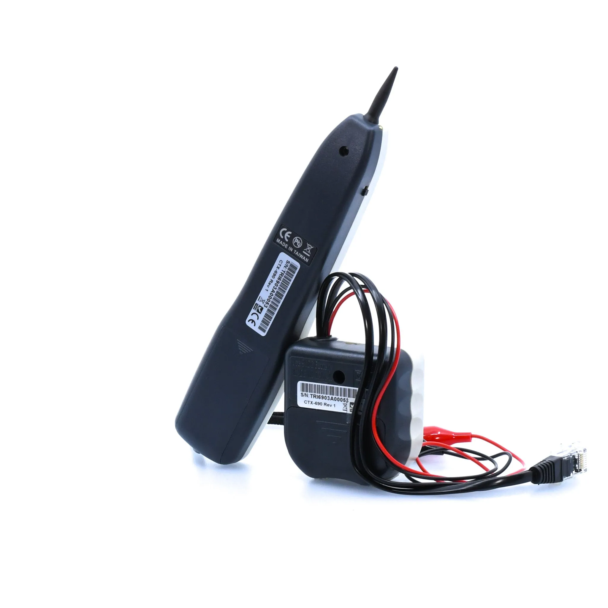 Network Toner and Probe Kit: Trace Active and Inactive Networks, Live or Dead Phone Lines- (CTX690)