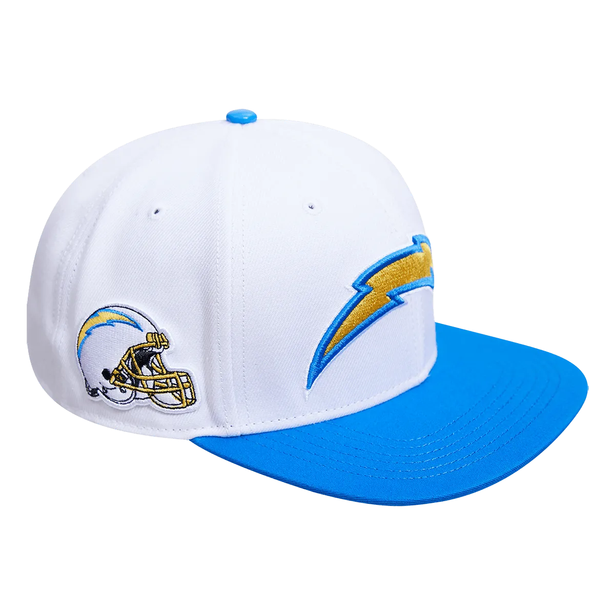 NFL LOS ANGELES CHARGERS CLASSIC LOGO UNISEX SNAPBACK HAT (WHITE)