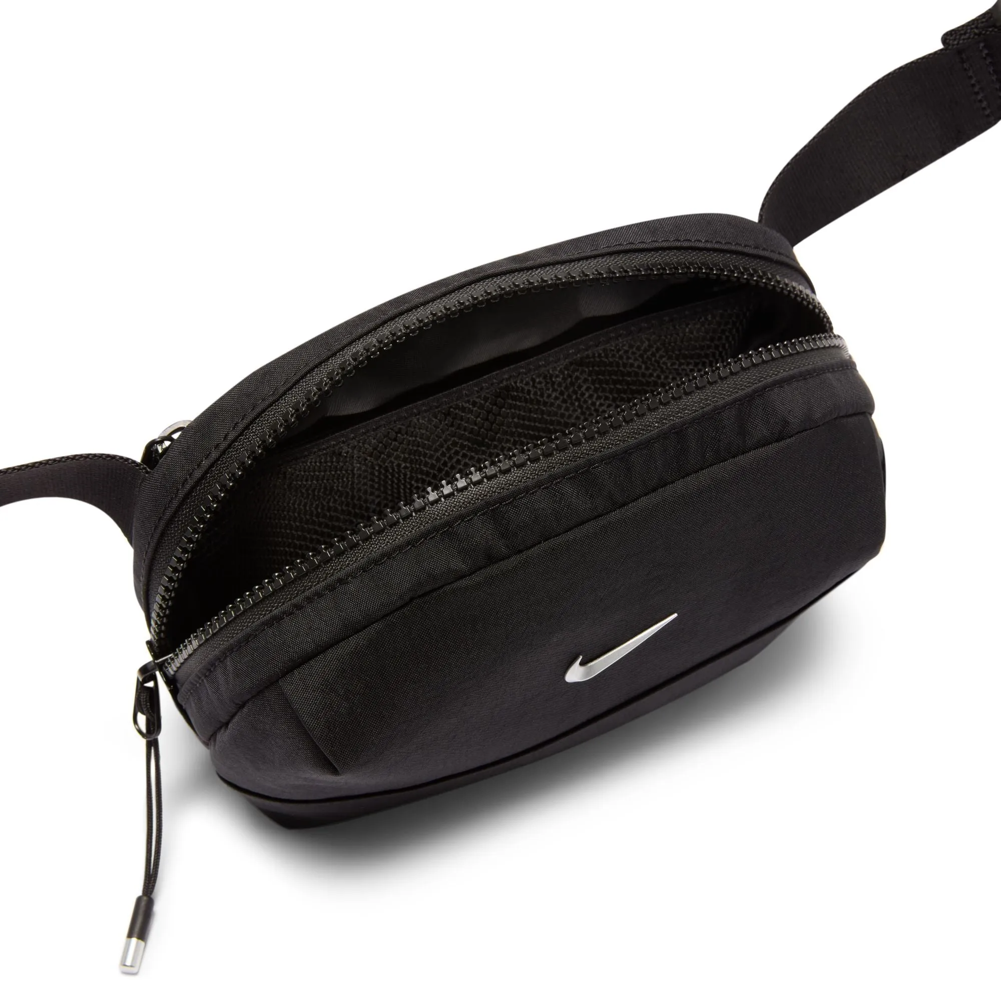 Nike Aura Crossbody Bag (Black/Black/Matte Silver)