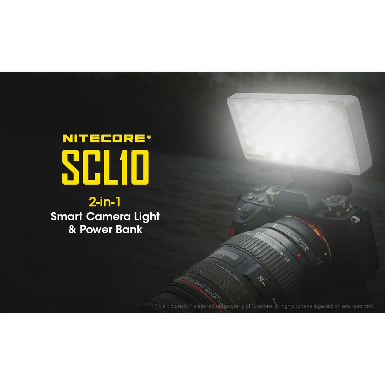 Nitecore SCL10 2-in-1 Portable Floodlight and USB Powerbank