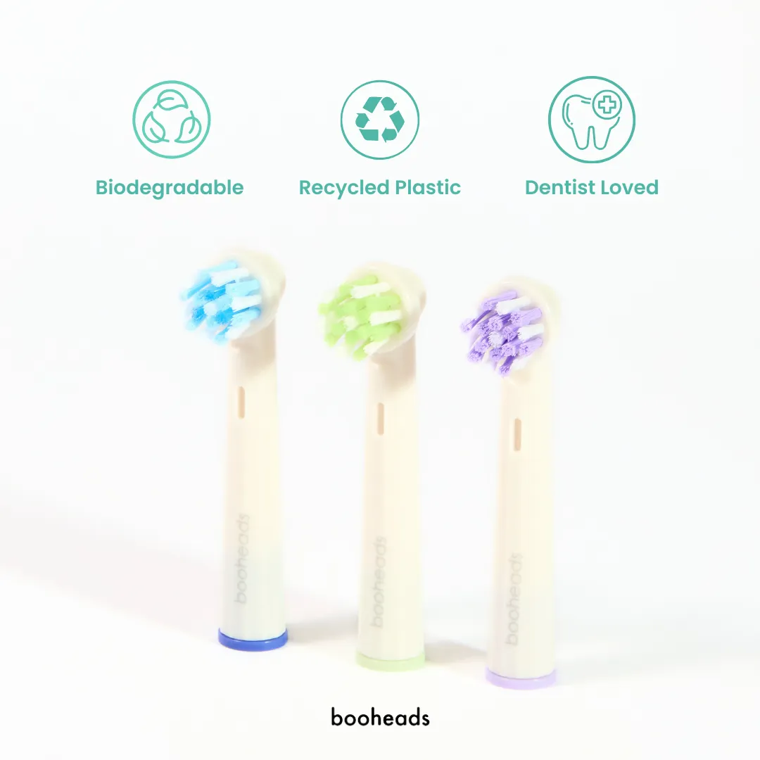 Oraboo - Biodegradable Electric Toothbrush Heads Compatible with OralB*