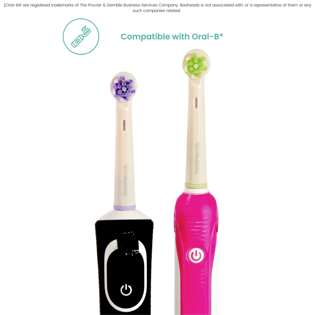 Oraboo - Biodegradable Electric Toothbrush Heads Compatible with OralB*