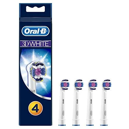 Oral-B 3D White Toothbrush Heads Pack of 4