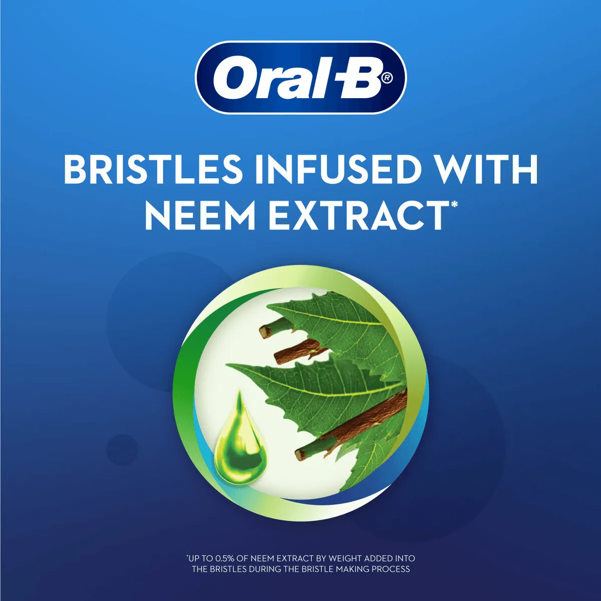 Oral-B Criss Cross Toothbrush With Neem Extract - Medium