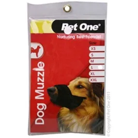 PETONE MUZZLE NYLON SMALL BLACK