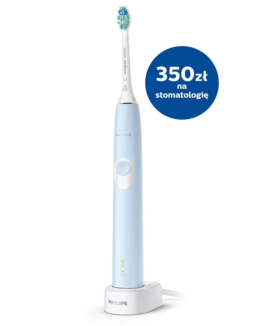 Philips 4300 Series Built-In Pressure Sensor Sonic Electric Toothbrush