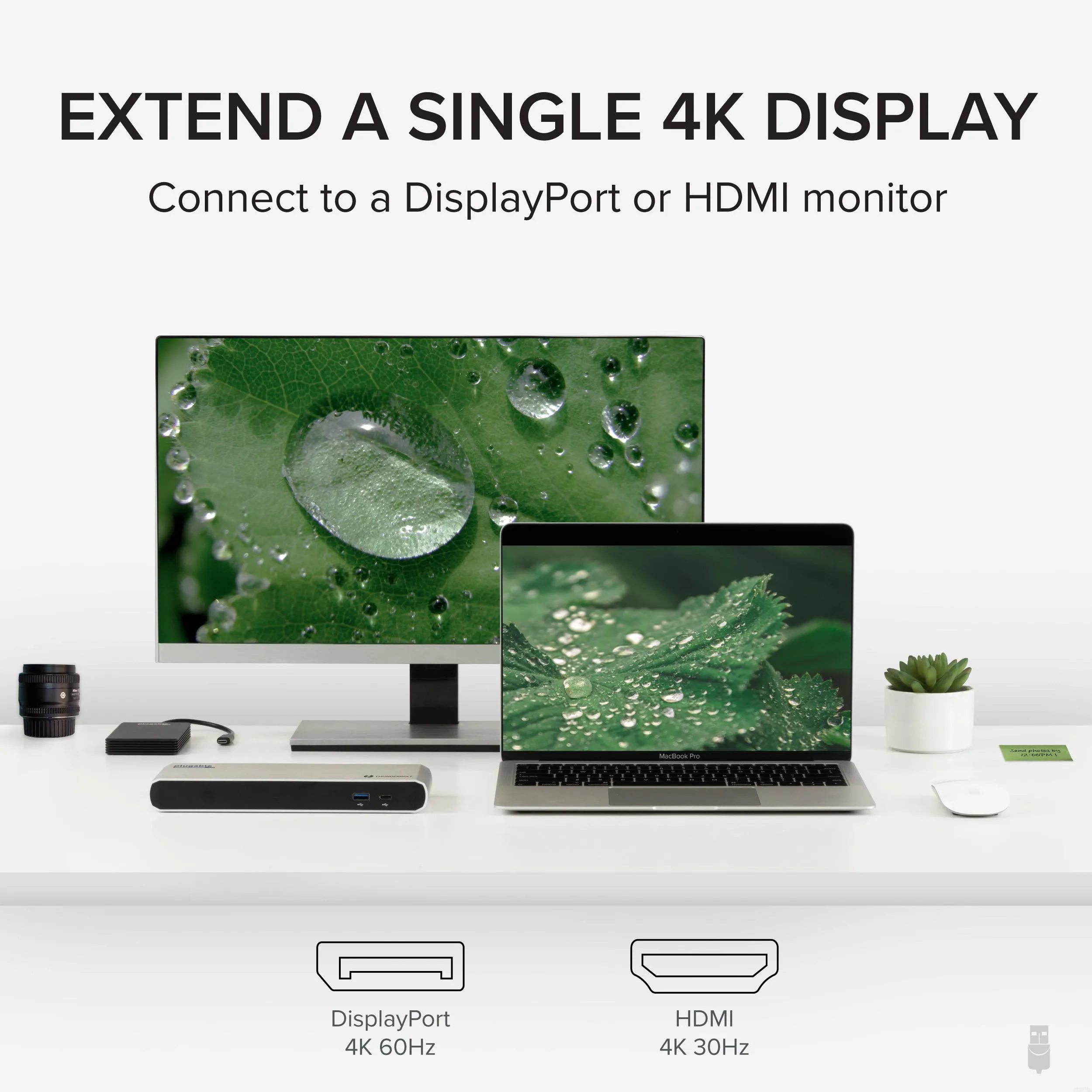 Plugable Thunderbolt™ 3 Docking Station with 85W Host Charging