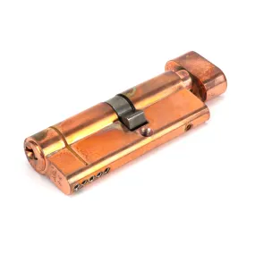 Polished Bronze 35T/45 5pin Euro Cylinder/Thumbturn | From The Anvil