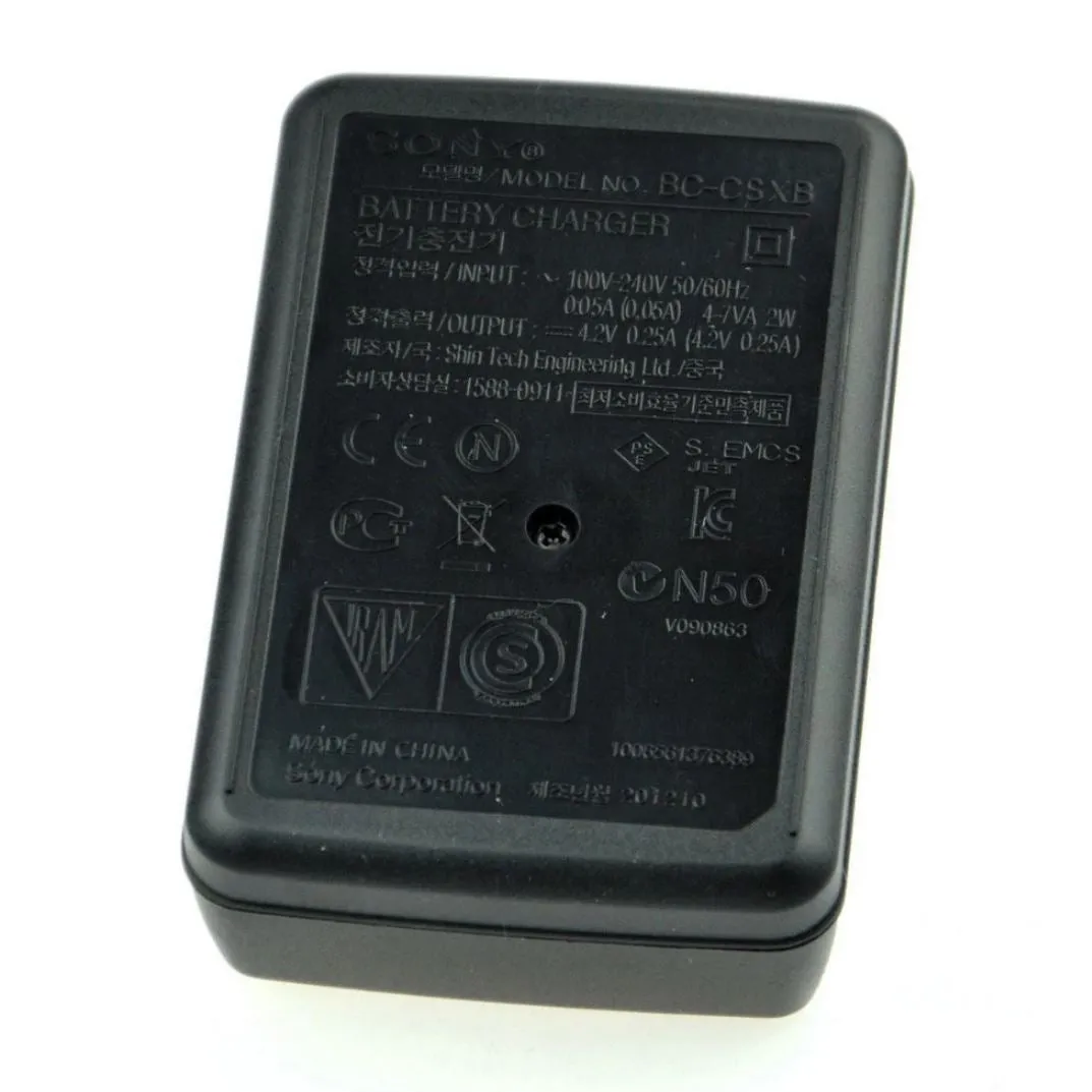 Pxel Sony BC-CSXB Battery Charger for Select Sony Cybershot Camera Batteries (NP-BX1) | Class-A, BC-CSXB Replacement