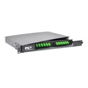 Rackmount 24 Port Shielded Cat6a Patch Panel, Horizontal, 110 Type, 568A & 568B Compatible, 1U