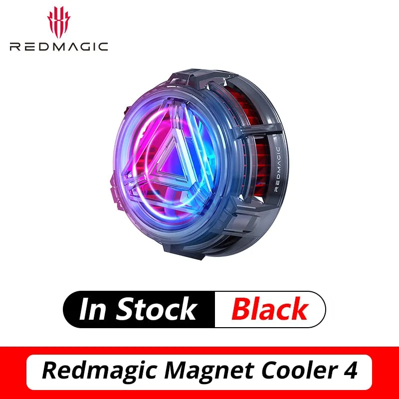 RedMagic Magnetic Cooler 4 ICE Cooler Ultra Magnet Design Fast Cooling for RedMagic 8 pro Oneplus 11 Rog 7 X6 pro Gaming phone