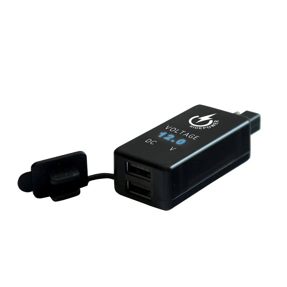 SAE to 2 USB 2.1a Port Adapter with Digital Voltage Display