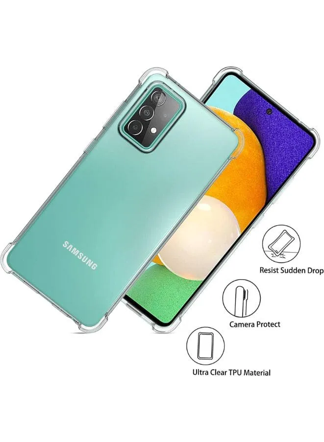 Samsung Galaxy A52 5G 4G, Premium Soft and Flexible TPU [Scratch-Resistant] Phone Case for Samsung Galaxy A52, Crystal Clear