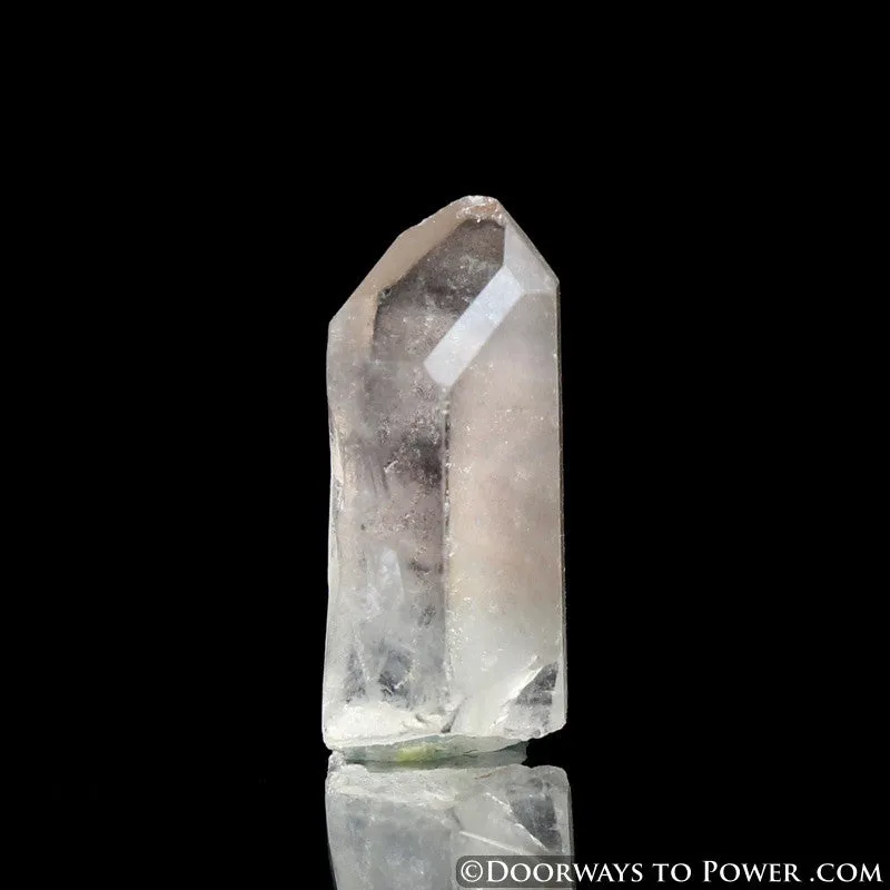 Satyaloka Clear Azeztulite Quartz Crystal Point - Record Keeper