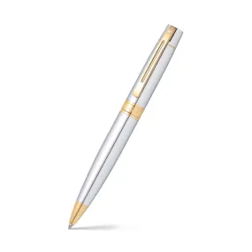 Sheaffer® 300 Chrome with Gold Trims Ballpoint Pen