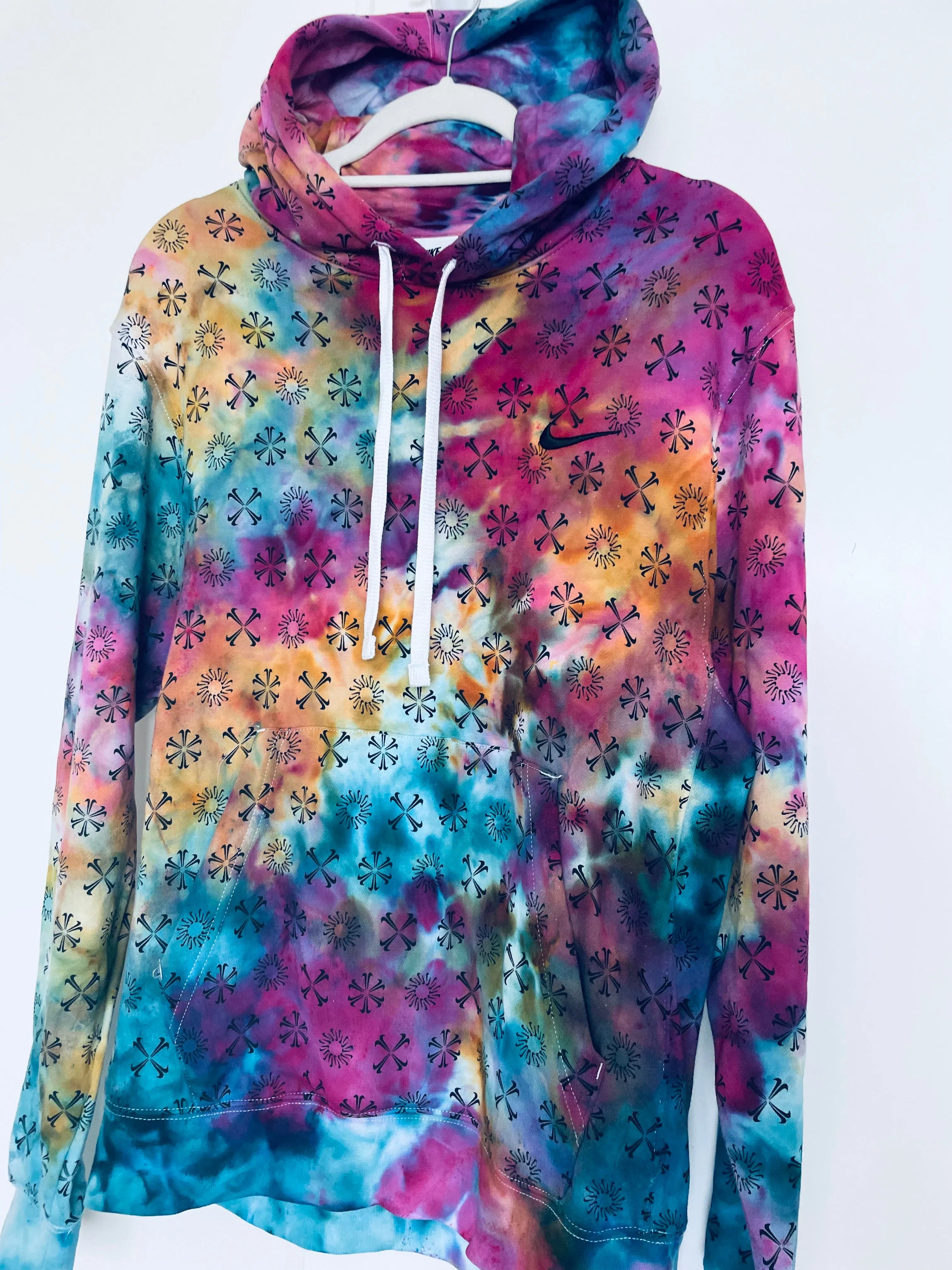 Small Nike Men’s Fit Monogram Ice Dye Hoodie