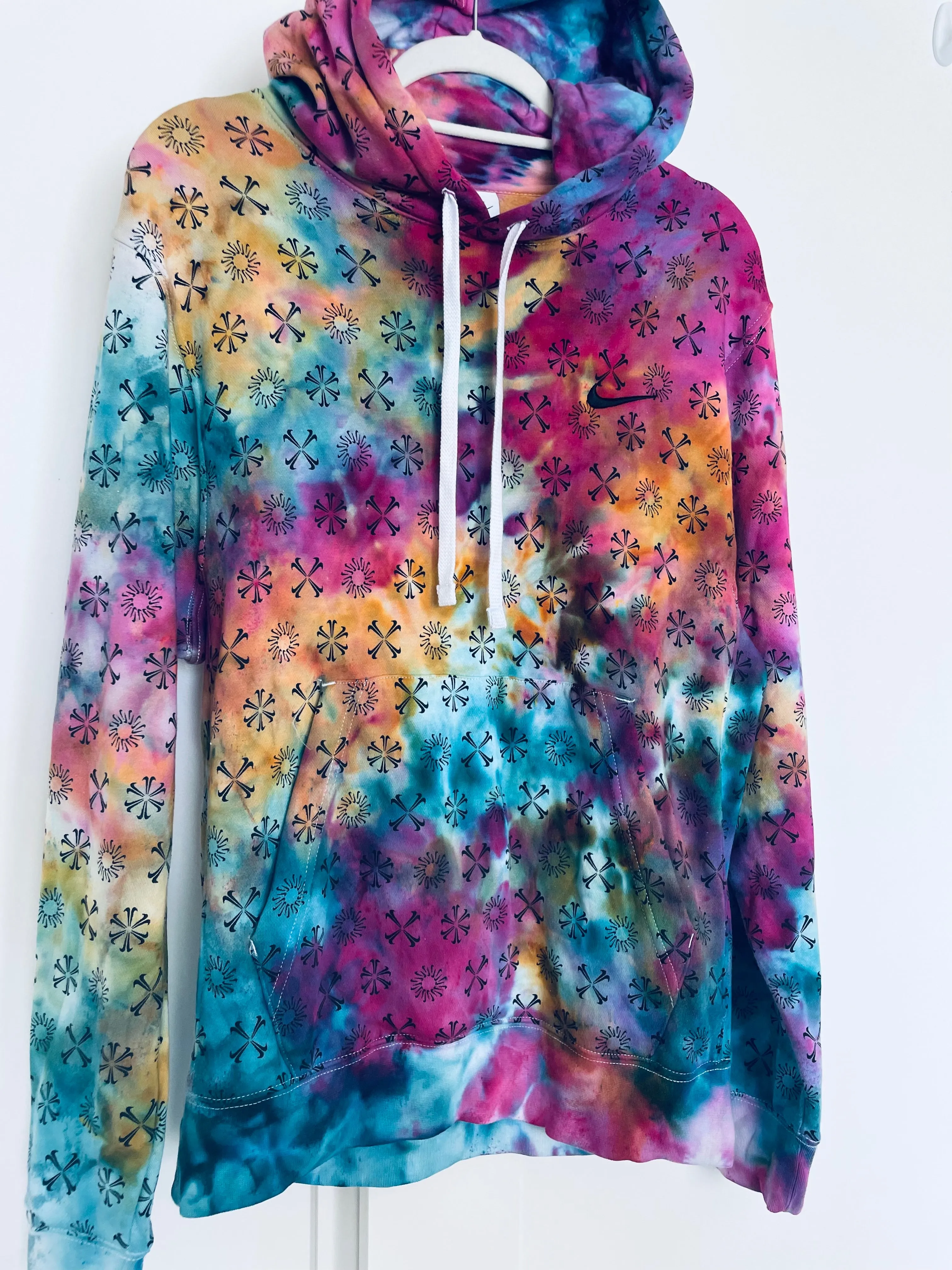 Small Nike Men’s Fit Monogram Ice Dye Hoodie