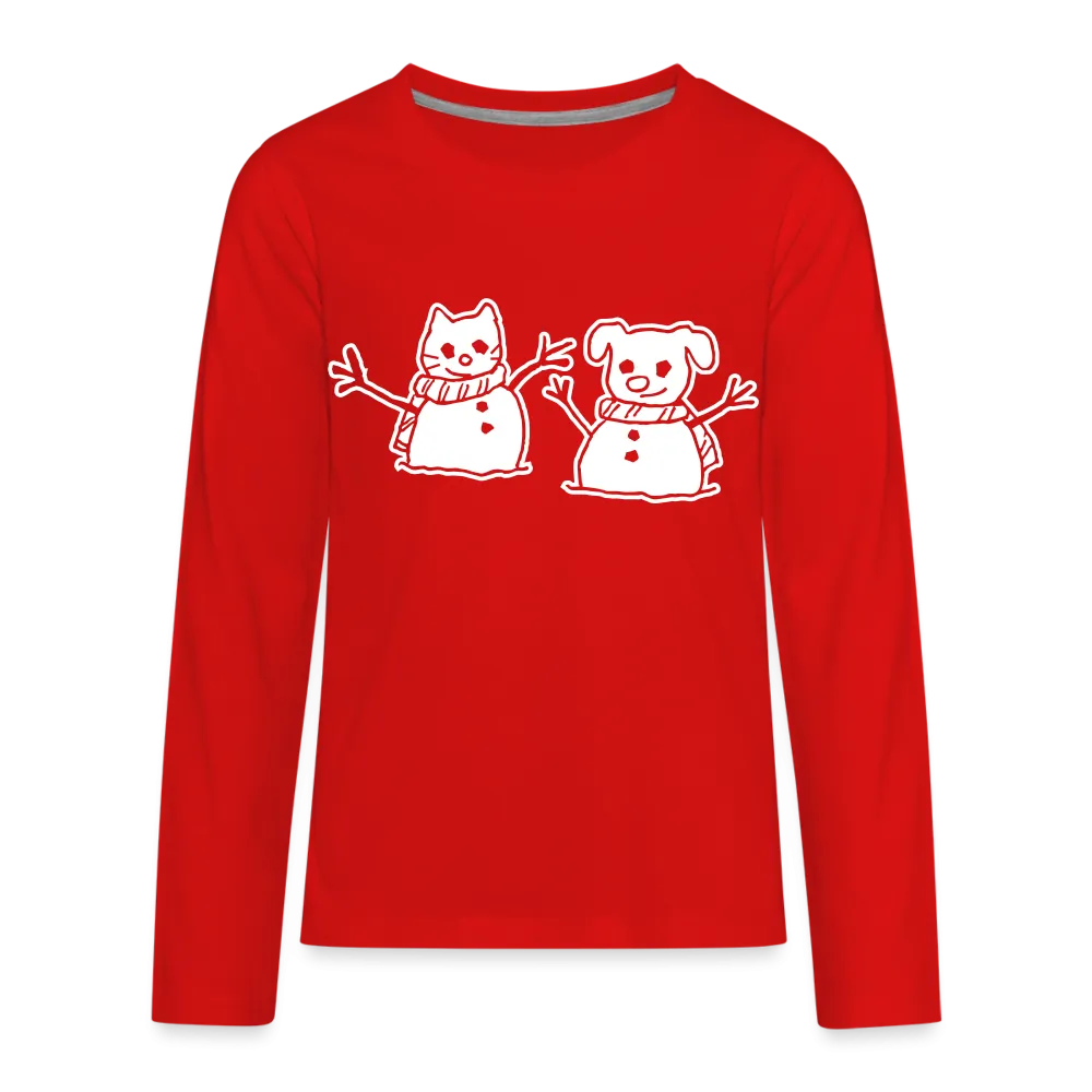 Snowfriends Kids' Premium Long Sleeve T-Shirt