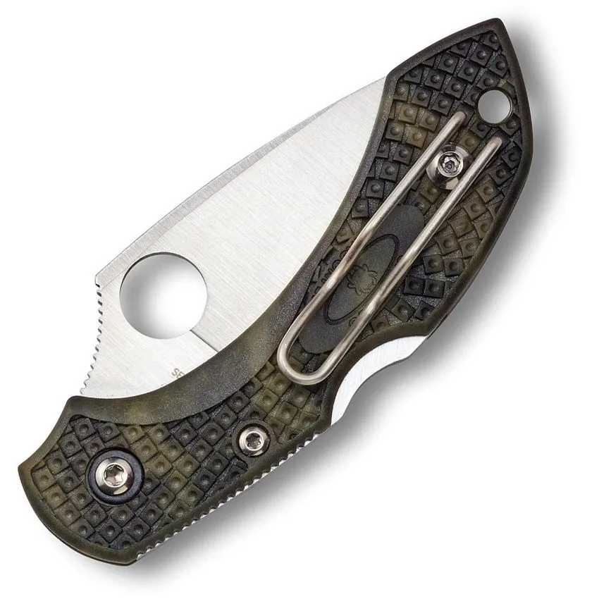 Spyderco Dragonfly 2 Folding Knife 2.3in VG-10 Steel Blade Zome FRN Handles - C28ZFPGR2