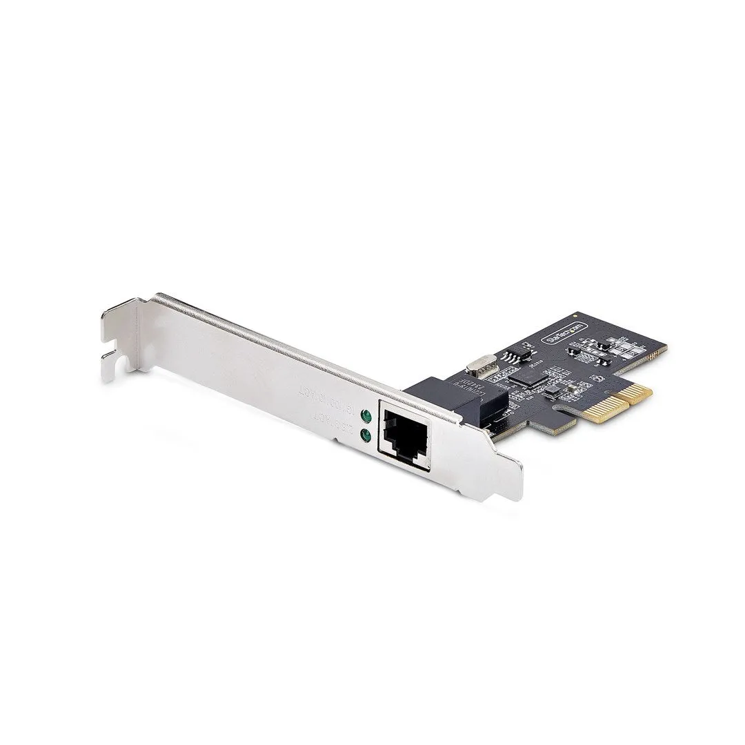 Startech.Com 1-Port 2.5Gbps Nbase-T Pcie Network Card, Intel® I225-V, Single-Port Computer Network Card, Ethernet Multig