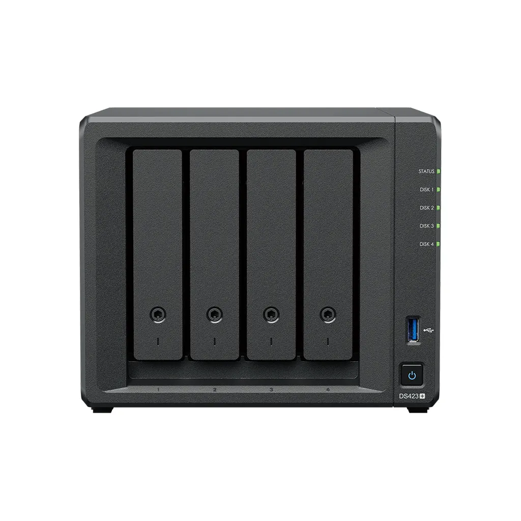 Synology DS423  NAS DiskStation 4-Bays NAS with Quad-Core 2.7GHz Processor Data Backup Storage