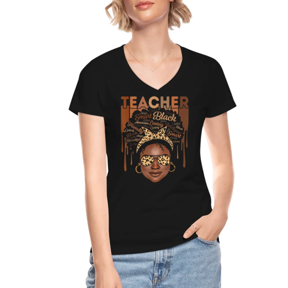 Teacher V-Neck T-Shirt