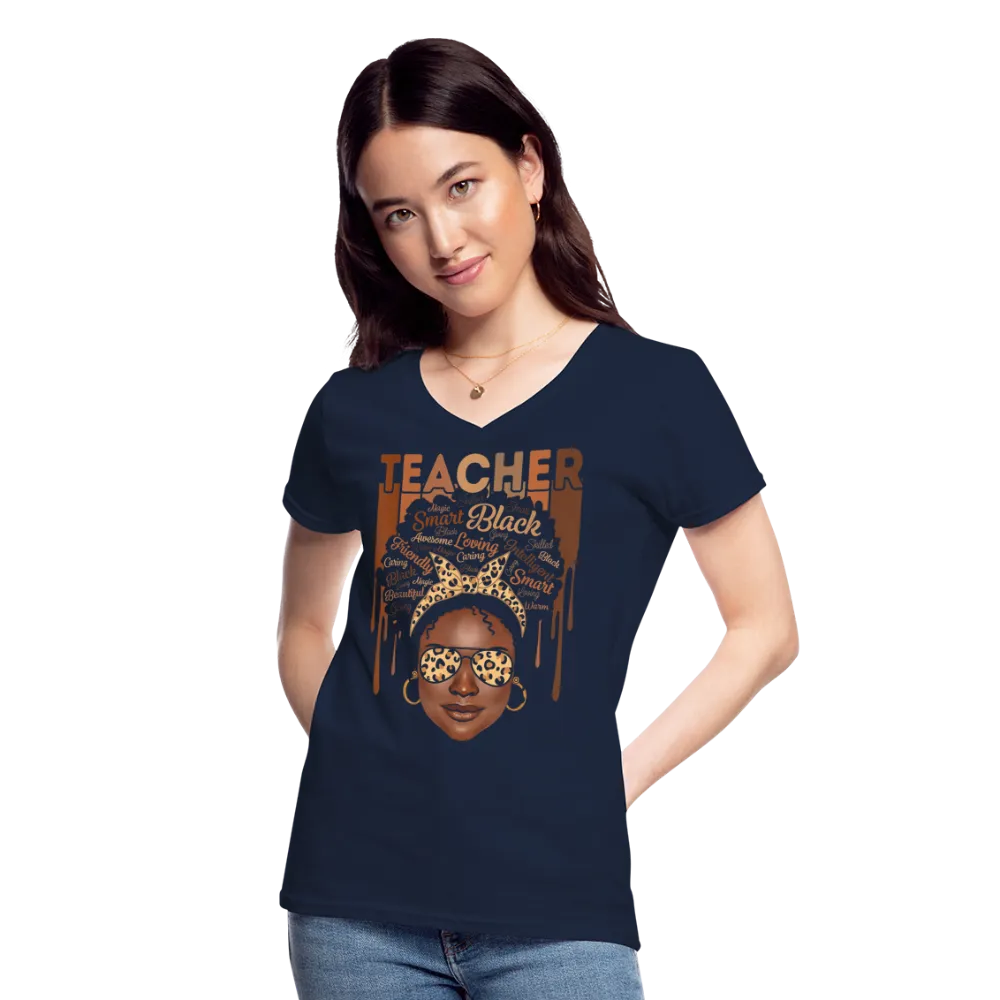 Teacher V-Neck T-Shirt