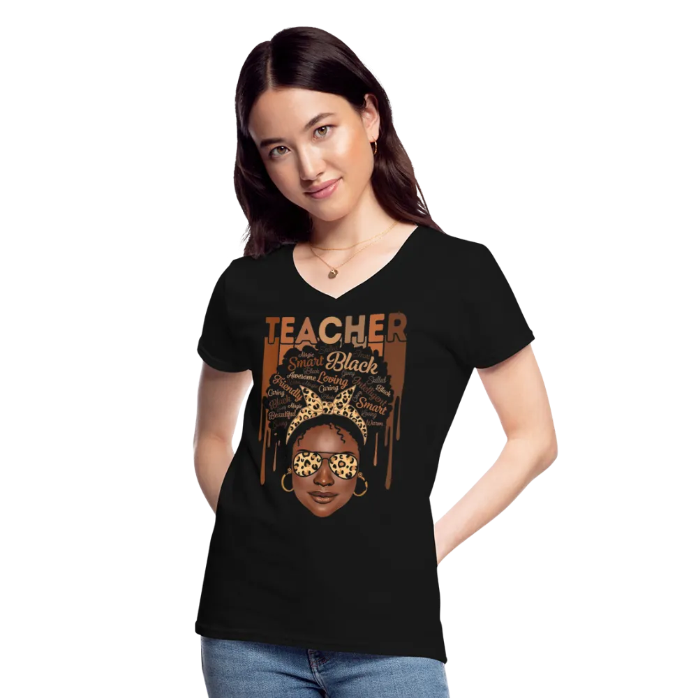 Teacher V-Neck T-Shirt