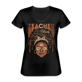 Teacher V-Neck T-Shirt