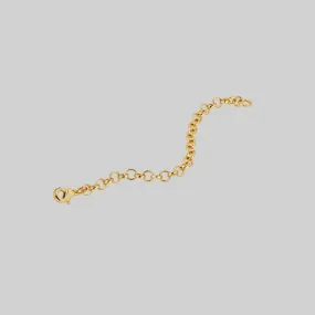 The Extender Chain - 18K Gold Plated Brass