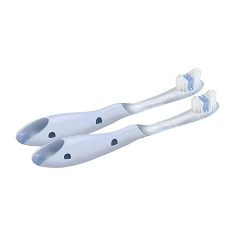 The First Years Toddler Toothbrush Pk-2 Toothbrush - White