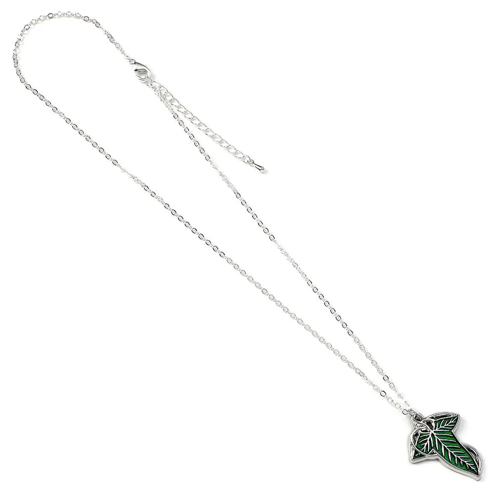 The Lord Of The Rings Silver Plated Necklace - Leaf Of Lorien