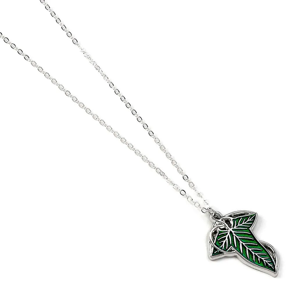 The Lord Of The Rings Silver Plated Necklace - Leaf Of Lorien