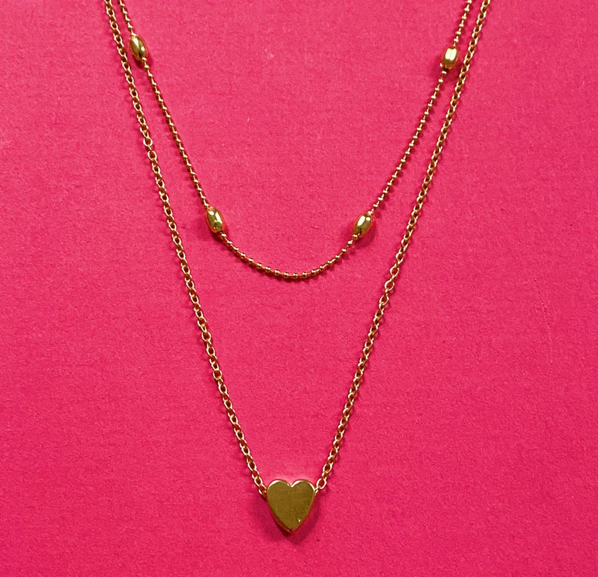 Tiny Heart Pendant Necklace