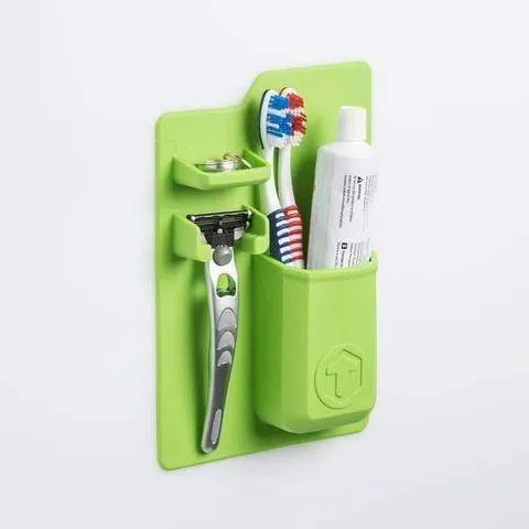 Toothbrush and Razor Sillicone Mirror Holder