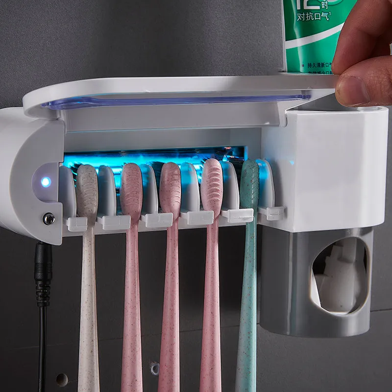 Toothbrush Sterilizer, Sanitizer Holder and UV Desinfection