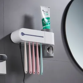 Toothbrush Sterilizer, Sanitizer Holder and UV Desinfection