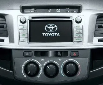 TOYOTA Hilux, Fortuner, SW4 2011-2015 Double Din Trimplate