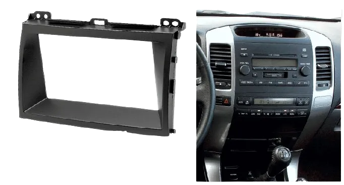 Toyota Land Cruiser, Prado 2002-2009 Double Din Trimplate