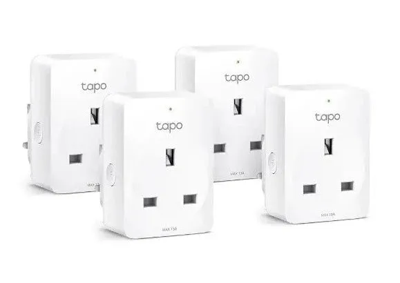 TP-Link Tapo P110 Mini Smart Wi-Fi Wireless Power Socket Plug Energy Monitoring with Remote Control & Schedule (4件裝)