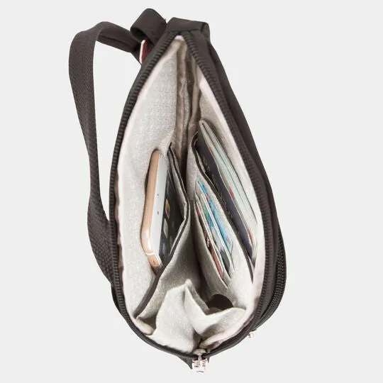 Travelon RFID Anti-Theft Essentials Mini Asymmetric Crossbody