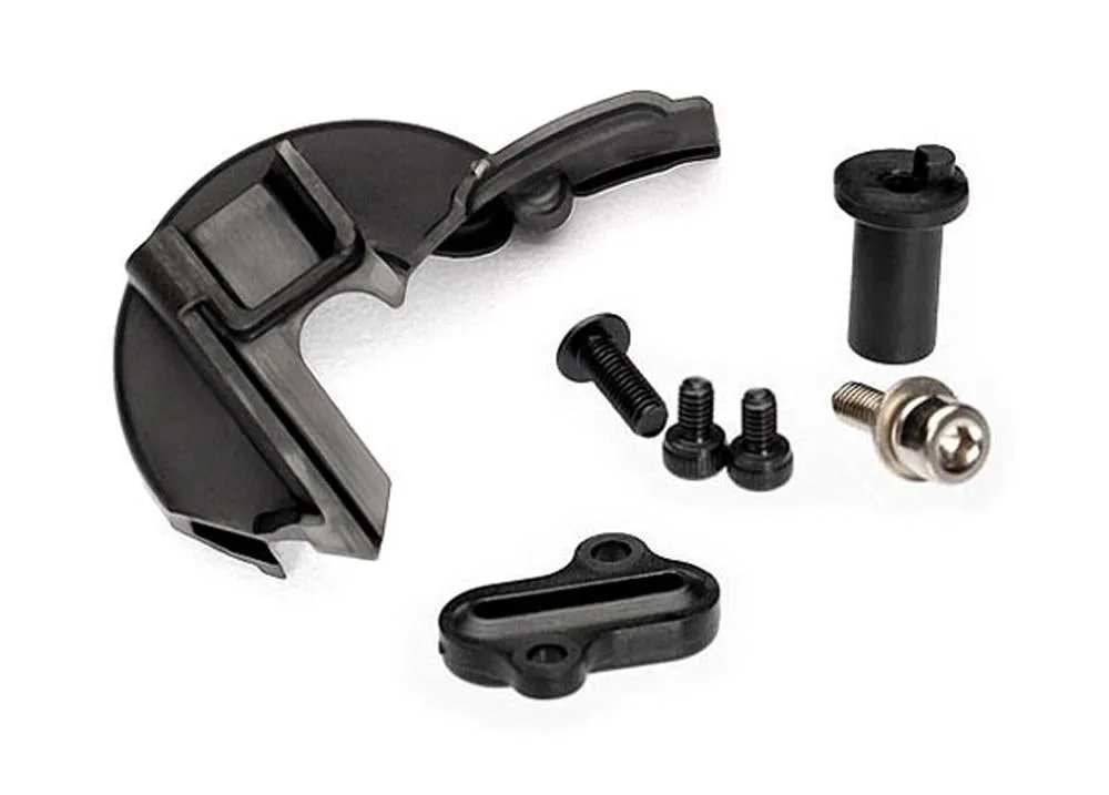 Traxxas Gear Cover & Motor Mount Hinge Post, 7077R