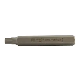 Triple Square Bit (12 Point) M8, 1/4 Inch Drive, 75mm Length