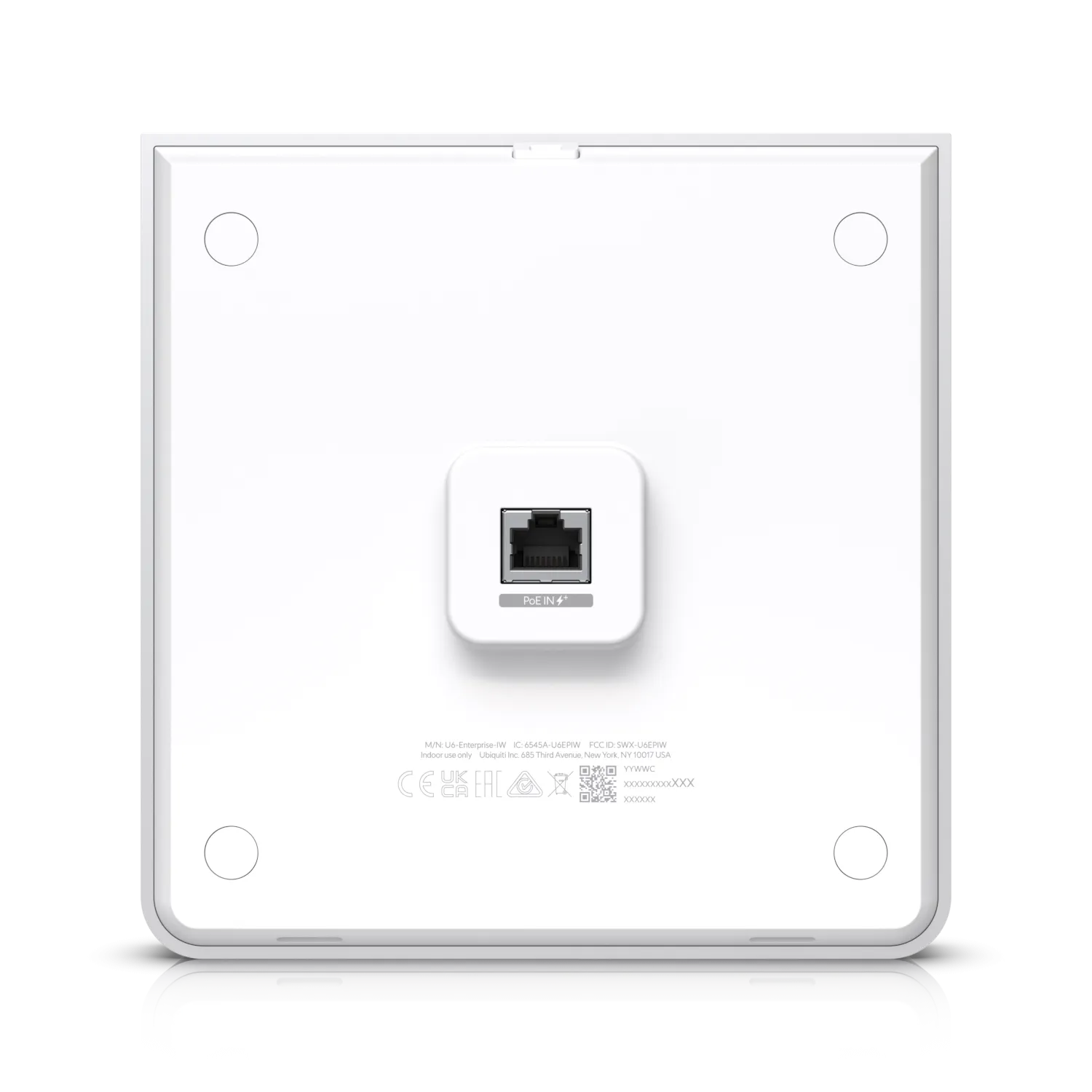 Ubiquiti U6-Enterprise-IW UniFi U6 Enterprise In-Wall WiFi 6E Access Point