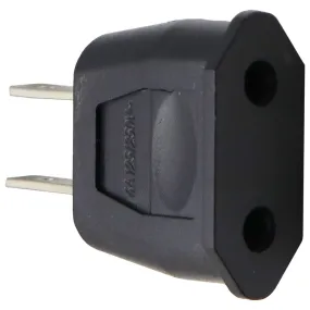 Universal EU/US Wall Plug Adapter / Converter (EU to US) - Black (JHD-9622)