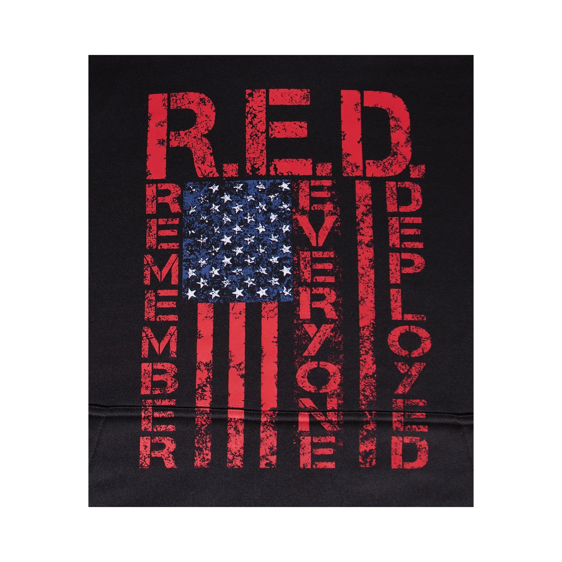 US Flag / RED Concealed Carry Hooded Sweatshirts