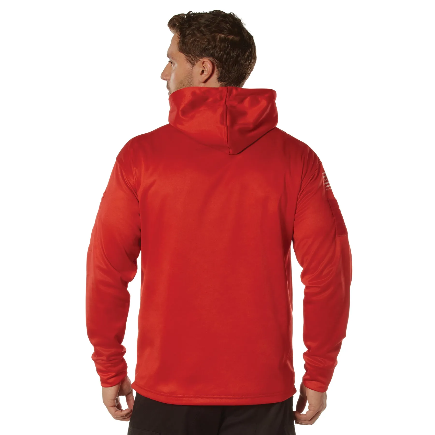 US Flag / RED Concealed Carry Hooded Sweatshirts