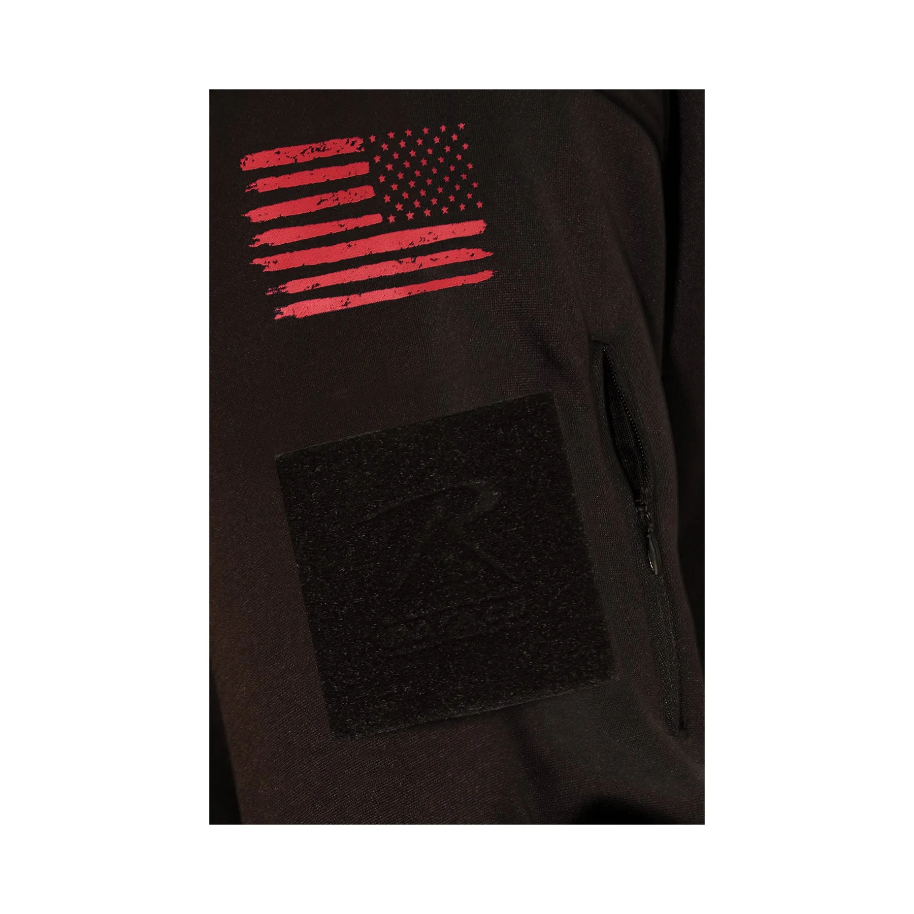 US Flag / RED Concealed Carry Hooded Sweatshirts