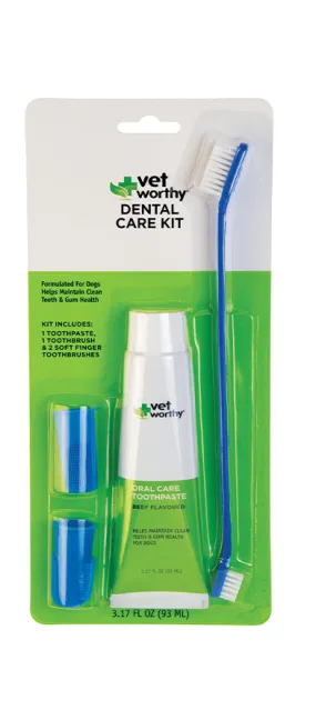 Vet Worthy Dental Care Kit for Dogs