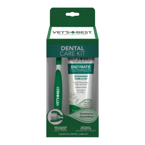 Vet's Best Dog Toothbrush & Enzymatic Toothpaste Set